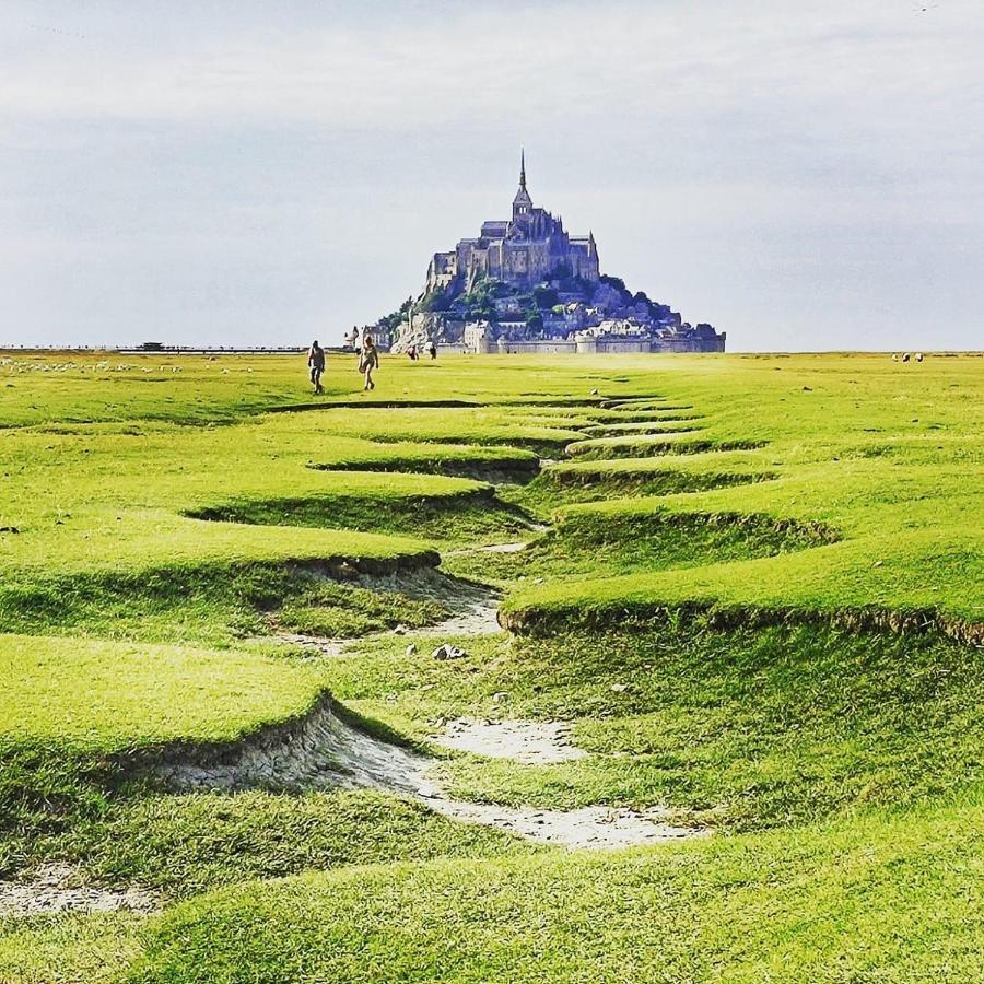 Baie Mt St Michel , Jullouville , Villa Caprice Rdc , 50 M Mer ,7 Pers , Pres Plage Dday Exteriér fotografie