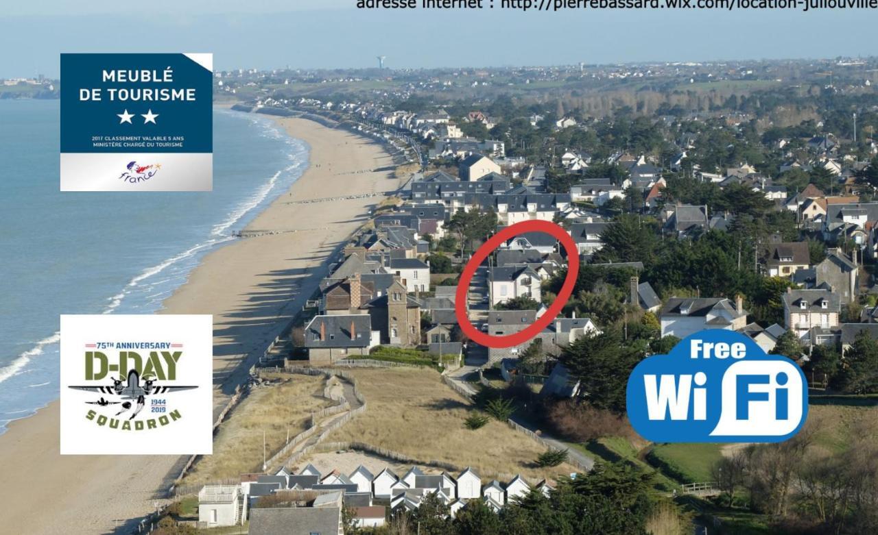 Baie Mt St Michel , Jullouville , Villa Caprice Rdc , 50 M Mer ,7 Pers , Pres Plage Dday Exteriér fotografie